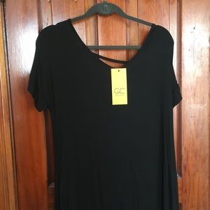 GC Grecerelle Black Maxi T-shirt Dress NWT